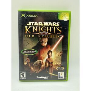 Star Wars: Knights of the Old Republic (Microsoft Xbox, 2003) Game & Case Tested